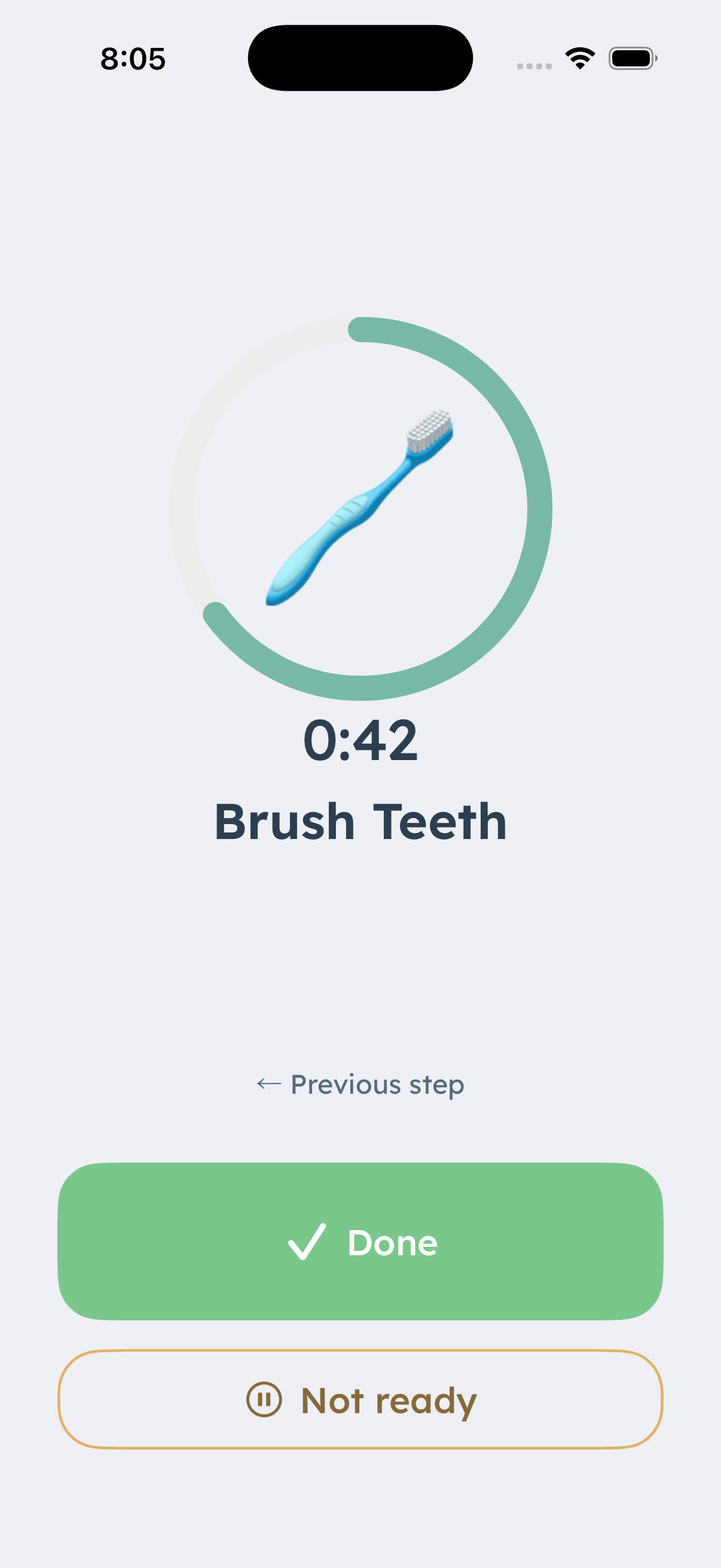 DaySteps — guided routine runner